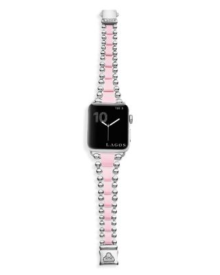 Smart Caviar Pink Ceramic Apple™ Watch Bracelet, 42-44mm - Exclusive