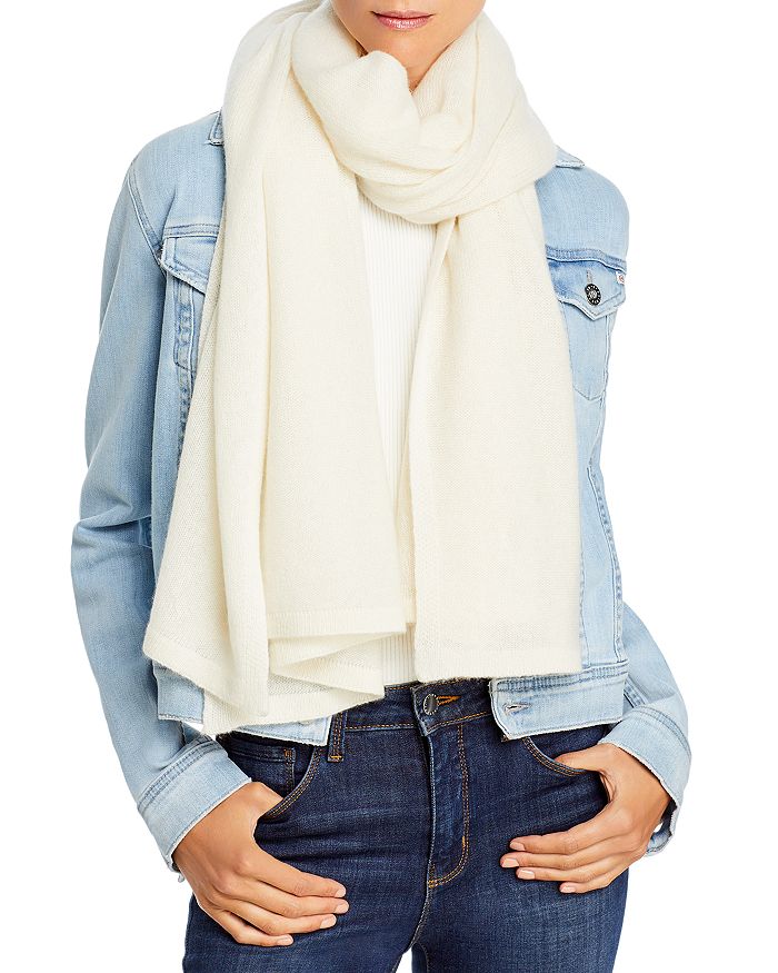 C By Bloomingdale's Oversized Cashmere Wrap - 100% Exclusive In Ivory