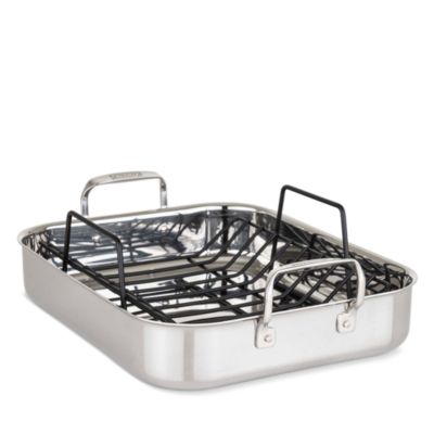 16&amp;quot; 3-Ply Roasting Pan with Rack &amp; Carving Set