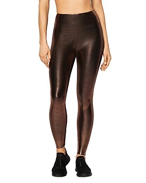 Heroine Sport Marvel High Rise Leggings In Bronze