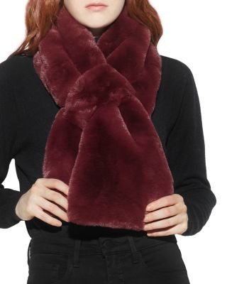 bloomingdales fur scarf