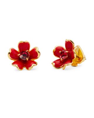 kate spade blushing blooms earrings