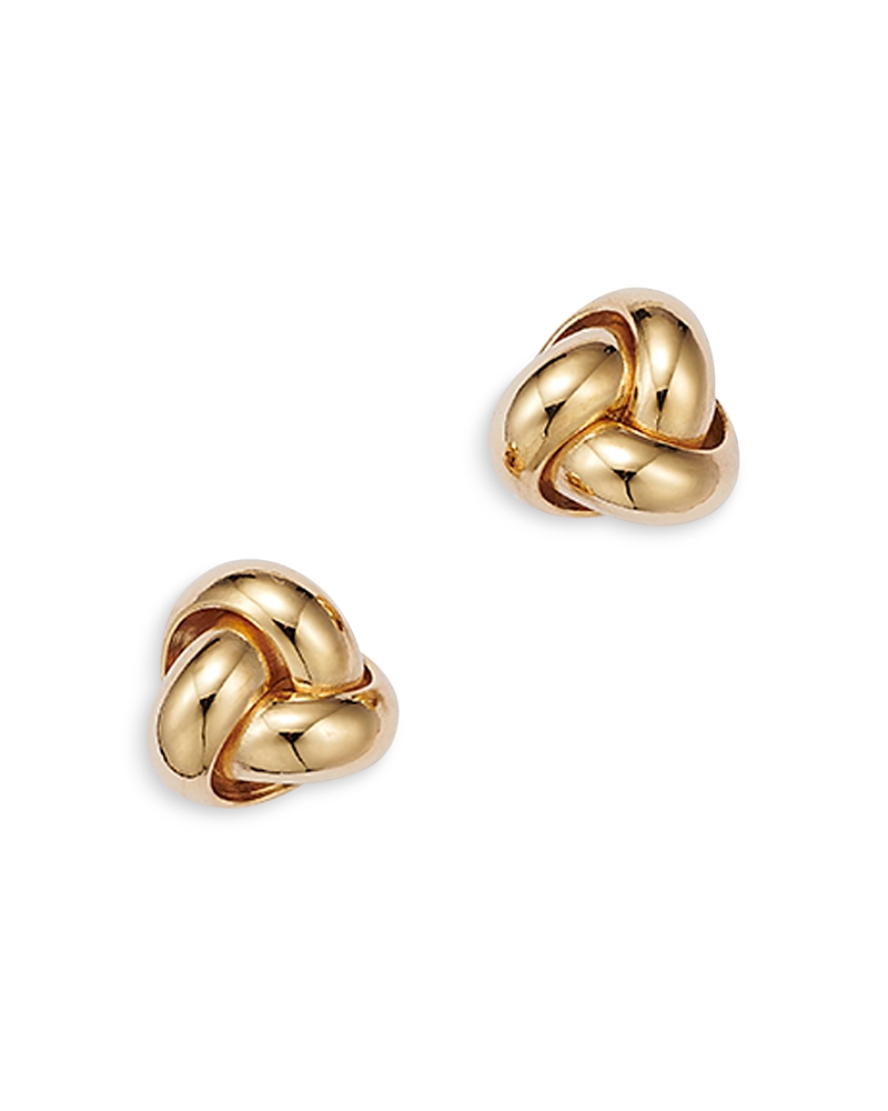 Bloomingdale's Fine Collection Love Knot Stud Earrings in 14K Yellow Gold