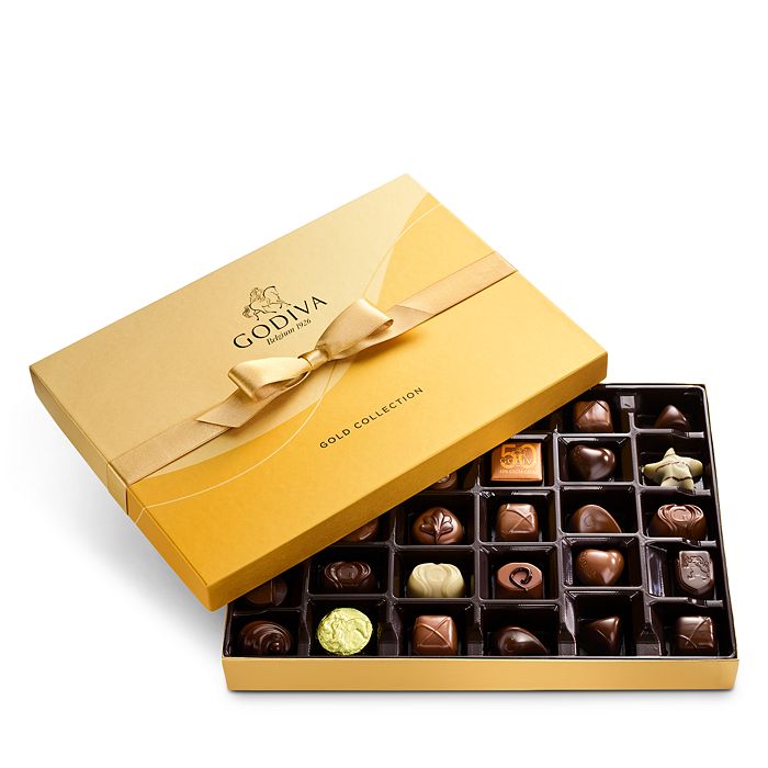 Godiva® Ballotin Gold Gift Box | Bloomingdale's
