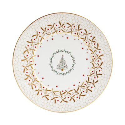 Bernardaud - Noel Blanc Salad Plate