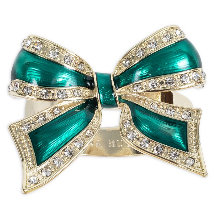 Joanna Buchanan Enamel Bow Napkin Rings Bloomingdale's
