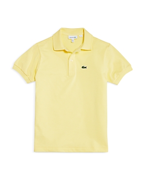 Lacoste Boys' Classic Pique Polo Shirt - Little Kid, Big Kid In Yellow