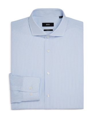 Hugo boss sharp store fit white dress shirt