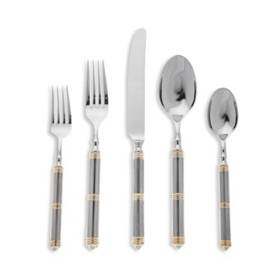 Ricci Argentieri - Castello Gold 5 Piece Flatware Set