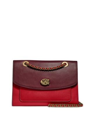 COACH Parker Small Leather Shoulder Bag | Bloomingdale's