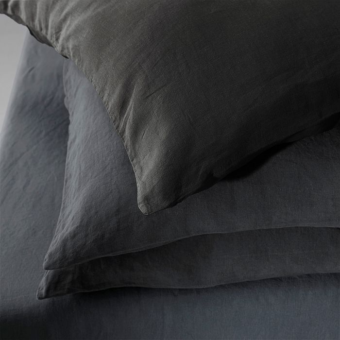 Shop Society Limonta Rem Linen Pillowcase Pair, King In Antracite