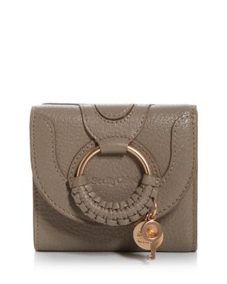 See By Chloé See By Chloe Hana Square Compact Wallet In 23w Motty 
