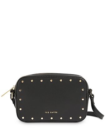Ted Baker Studded Leather Camera Crossbody | Bloomingdale's
