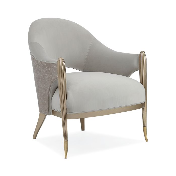 Shop Caracole Pretty Little Thing Accent Chair In Beige