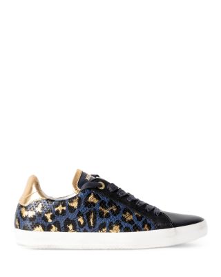 zadig and voltaire leopard sneakers