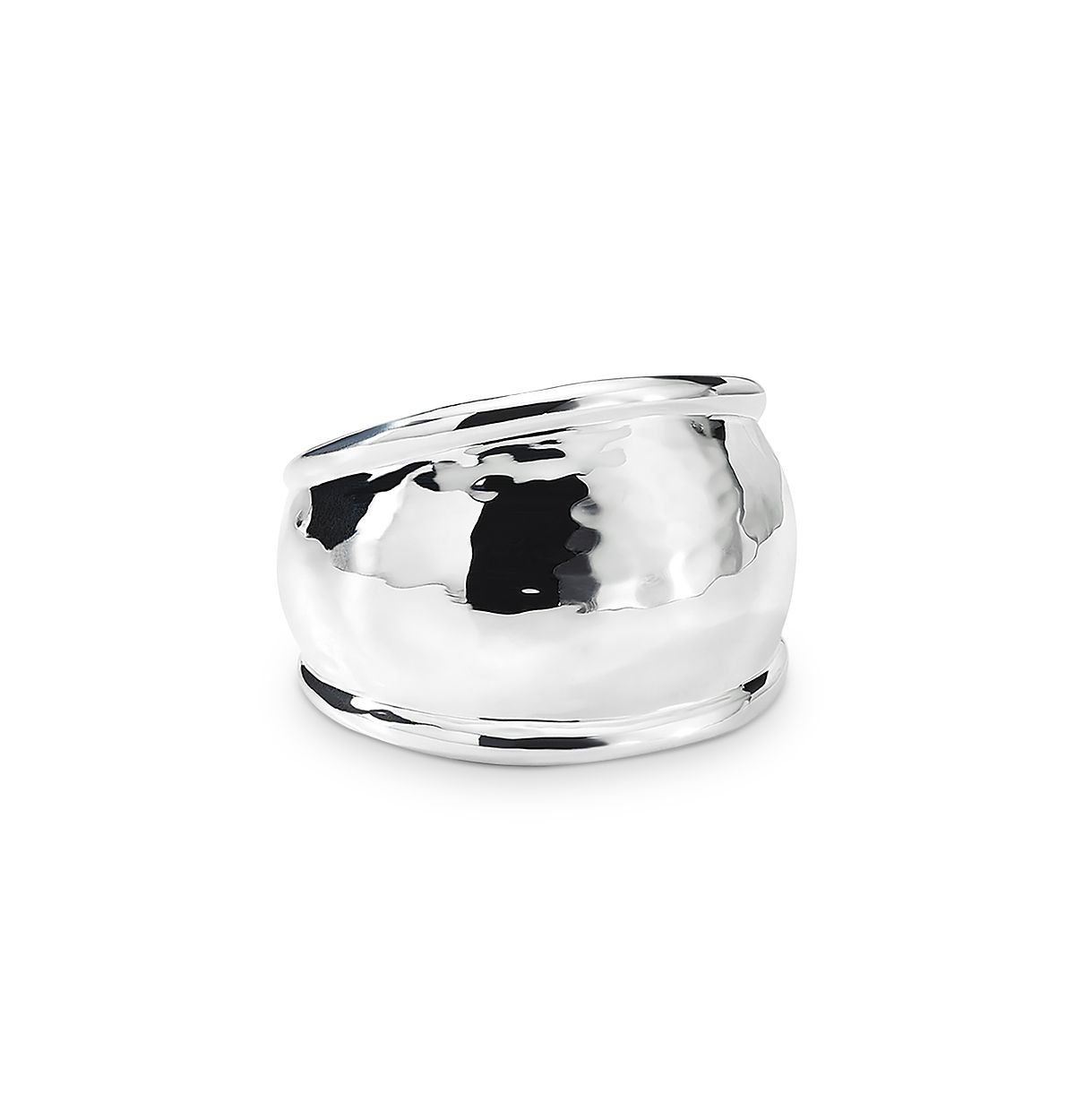 Ippolita Sterling Silver Classico Hammered Dome Ring