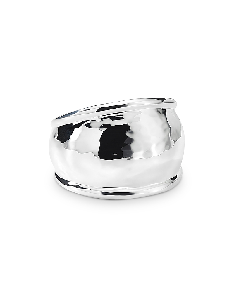 Ippolita Classico Hammered Sterling Silver Dome Ring