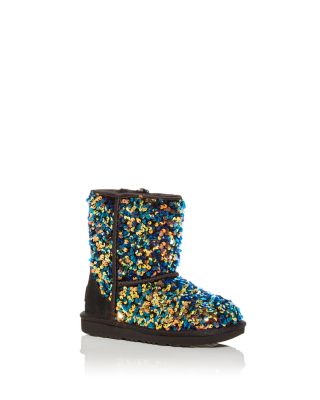 Newest Ugg Classic II Stellar Sequin Boot Toddler Size 10