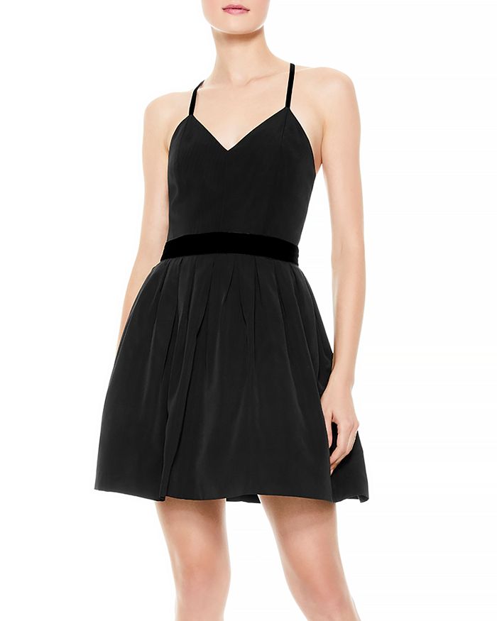 Alice and olivia velvet dress clearance
