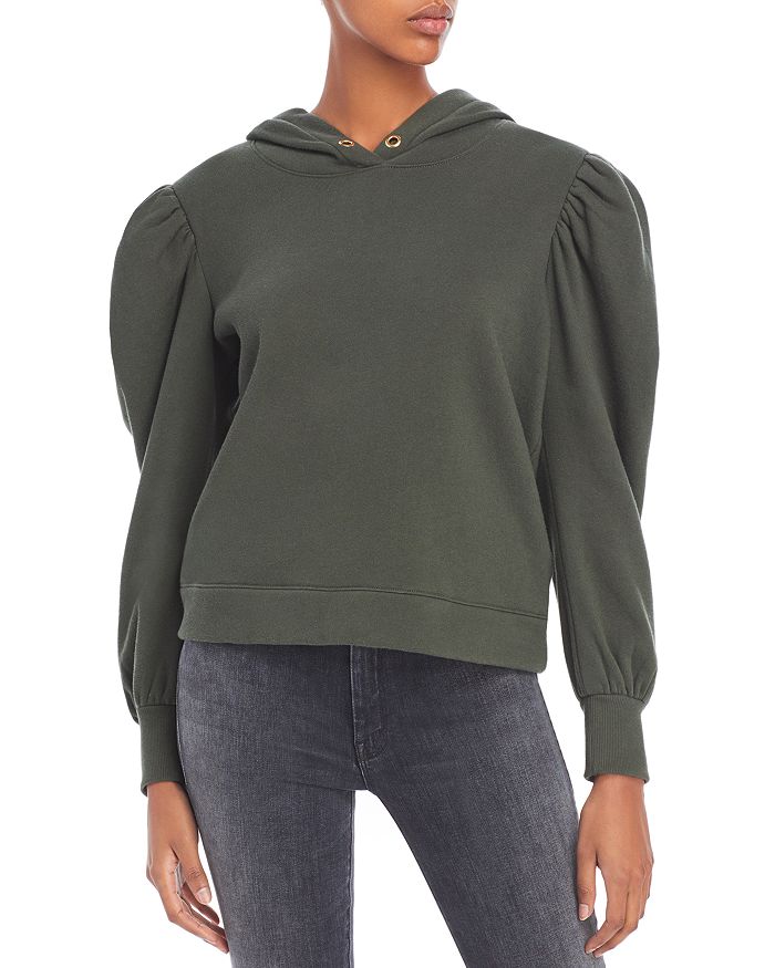 Nation LTD Davina Puff Sleeve Hooded Sweatshirt Bloomingdale s