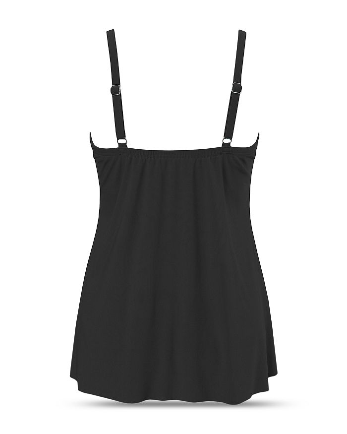 Miraclesuit So Riche Marina Underwire Tankini Top, Created For Macy's Women's Swimsuit In Black