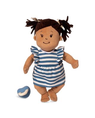 Baby Stella Beige with Brown Hair 15" Soft First Baby Doll - Ages 12 Months+