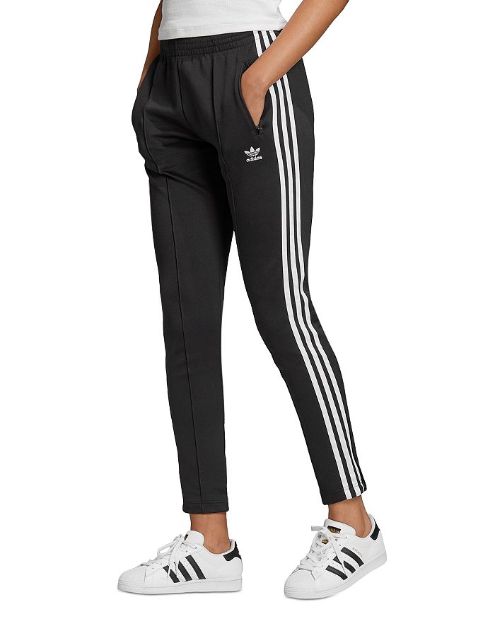 Buy Adidas Originals women sportswear fit drawstring brand logo sweatpants  black Online