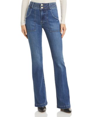 FRAME Le High Flare Leg Jeans in Stallion | Bloomingdale's