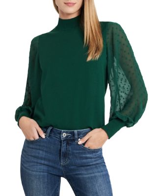 women's green sweater