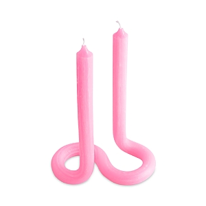 54 Celsius Lex Pott Twist Candle In Pink