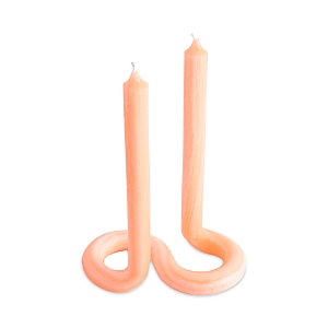54 Celsius Lex Pott Twist Candle In Orange
