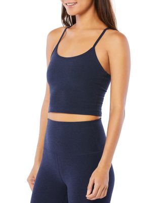 Spacedye Slim Racerback Cropped Tank in Nocturnal
