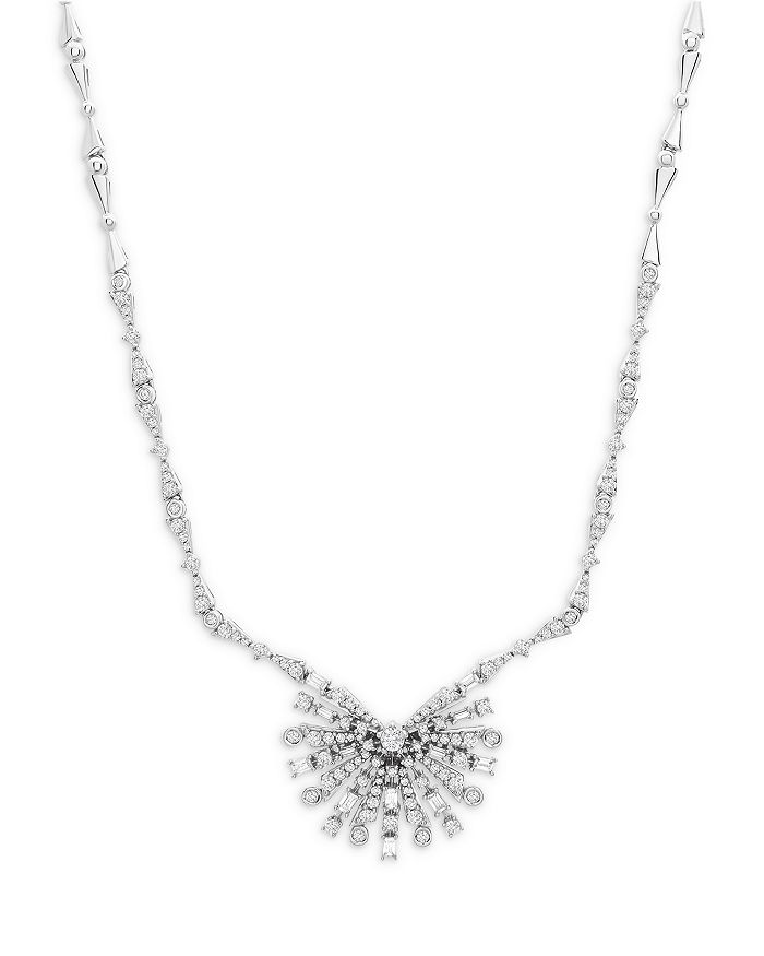 Bloomingdale's Diamond Statement Necklace in 14K White Gold, 2.0 ct. t ...