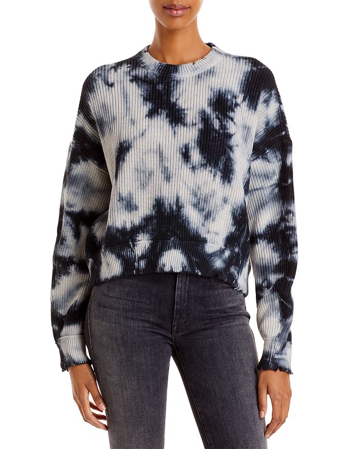 Cropped tie deals dye sweater