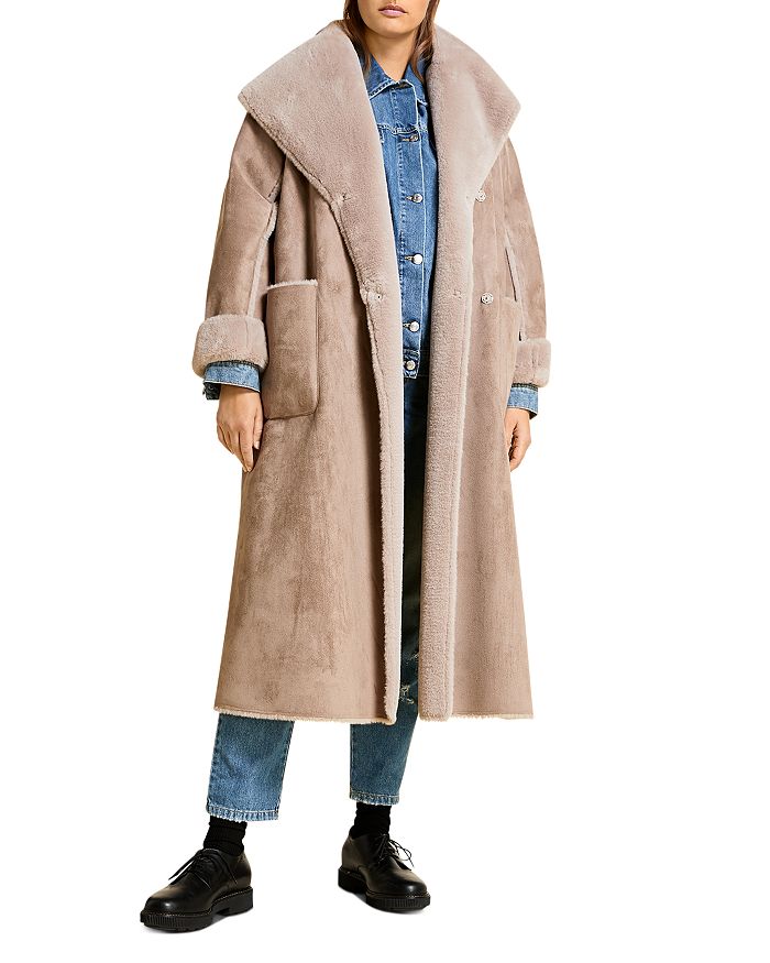 Marina Rinaldi Efficace Faux Fur Coat Bloomingdale s