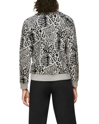 whistles leopard sweatshirt
