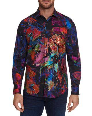 Robert Graham Cosmic Floral Shirt 