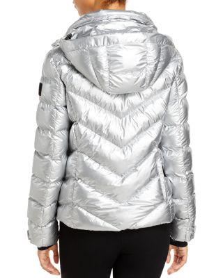 silver bubble coat