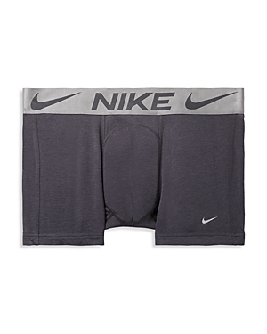 Nike Luxe Cotton Modal Trunks In Dark Gray