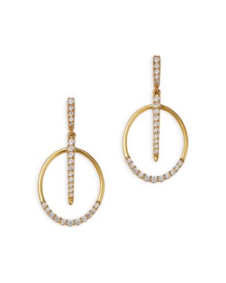 Bloomingdale's Diamond Drop Earrings in 14K Yellow Gold, 0.30 ct. t.w ...