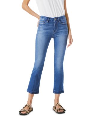 frame le mini bootcut jeans