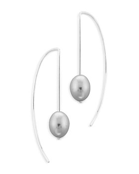 Bloomingdale's - Cultured Freshwater Pearl Curved Threader Earrings - 100% Exclusive