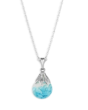 Nancy B Floating Turquoise Pendant Necklace, 18 - 100% Exclusive In Blue