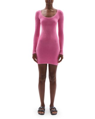 helmut lang ribbed dress