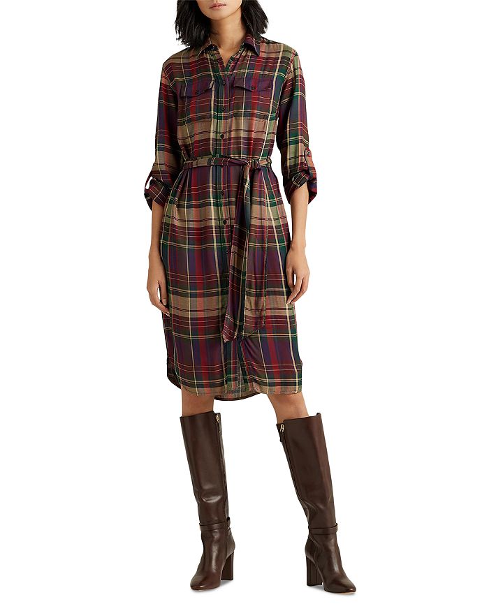 Ralph Lauren Plaid Shirt Dress | Bloomingdale's