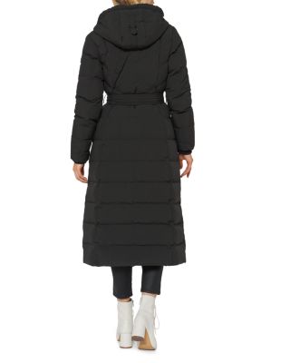 maxi winter coat with hood