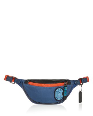 COACH Rivington Color Block Leather Belt Bag | Bloomingdale's