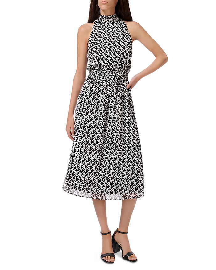 Sam Edelman Geometric Stripe A Line Dress | Bloomingdale's