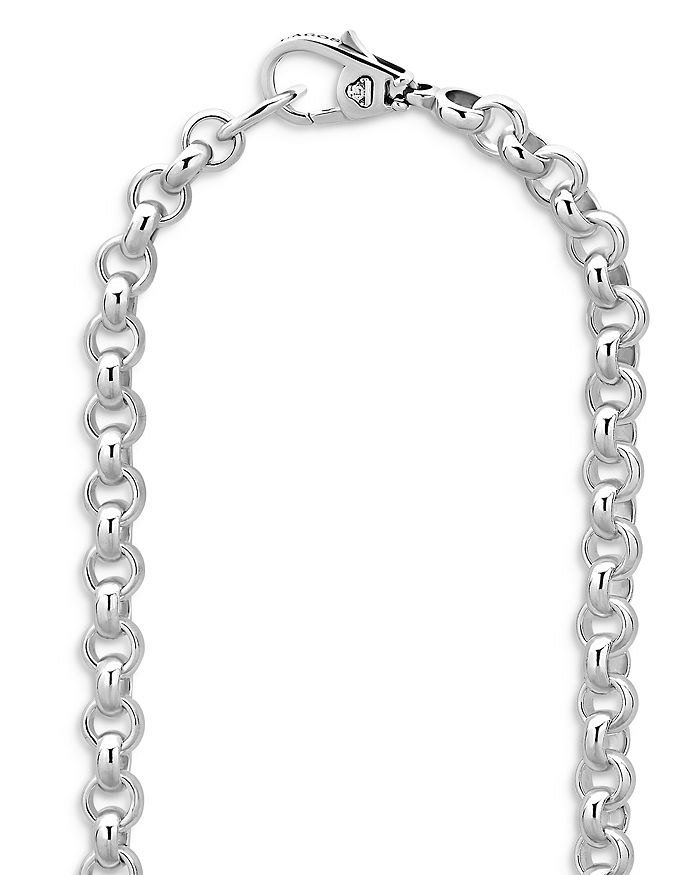 Shop Lagos Sterling Silver Signature Caviar Station Necklace, 34