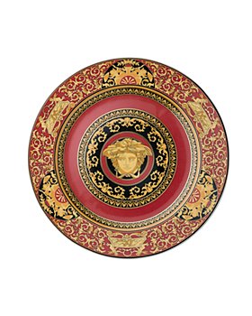 Versace - Medusa Red Service Plate, 12"